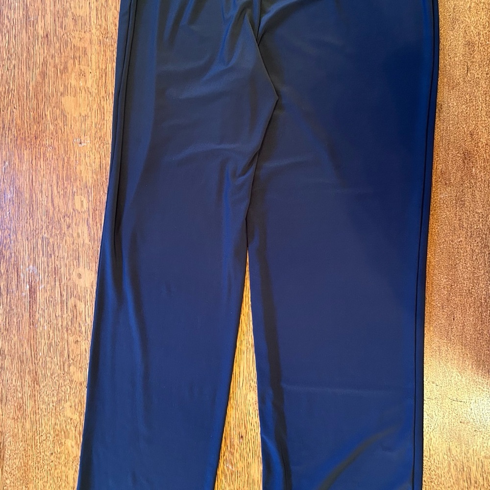Gray Straight-Leg Pants